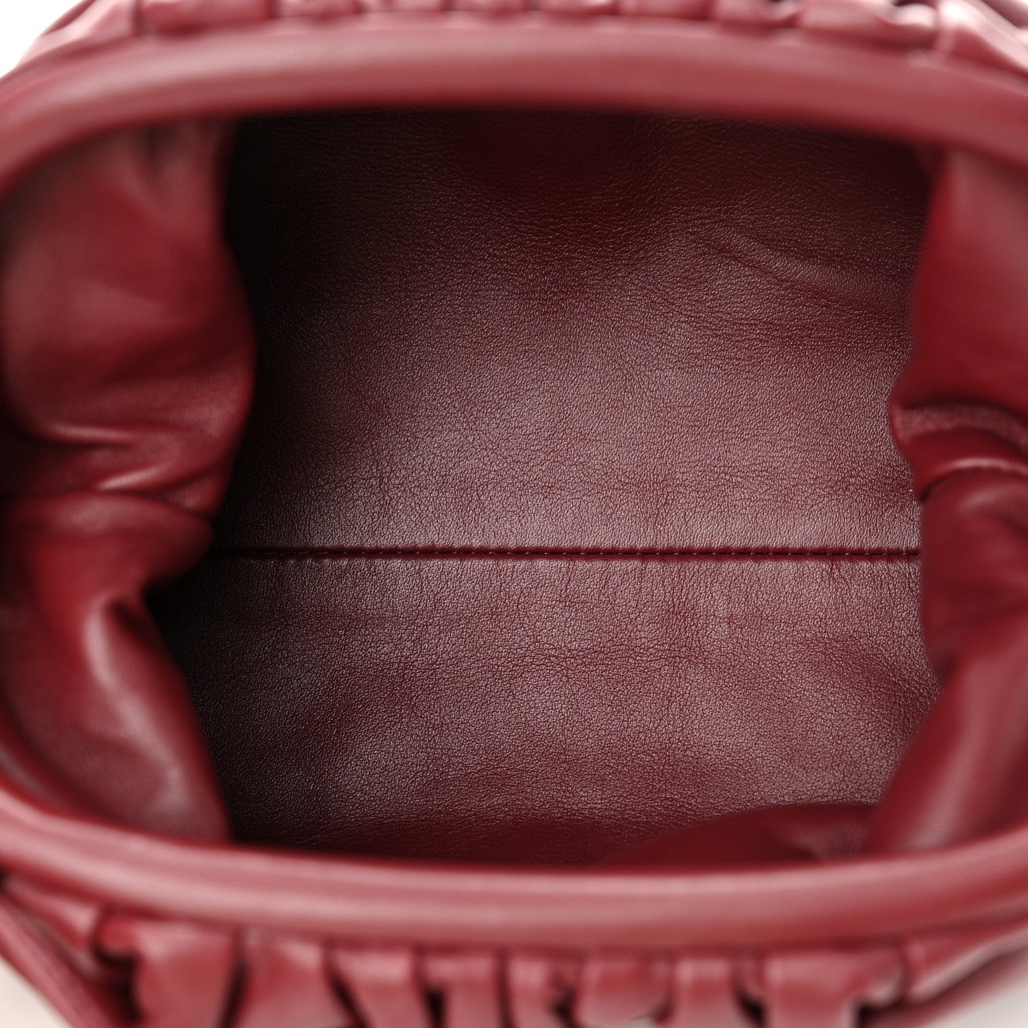 Bottega Veneta Butter Calfskin The Mini Pouch Bordeaux 5 of 10