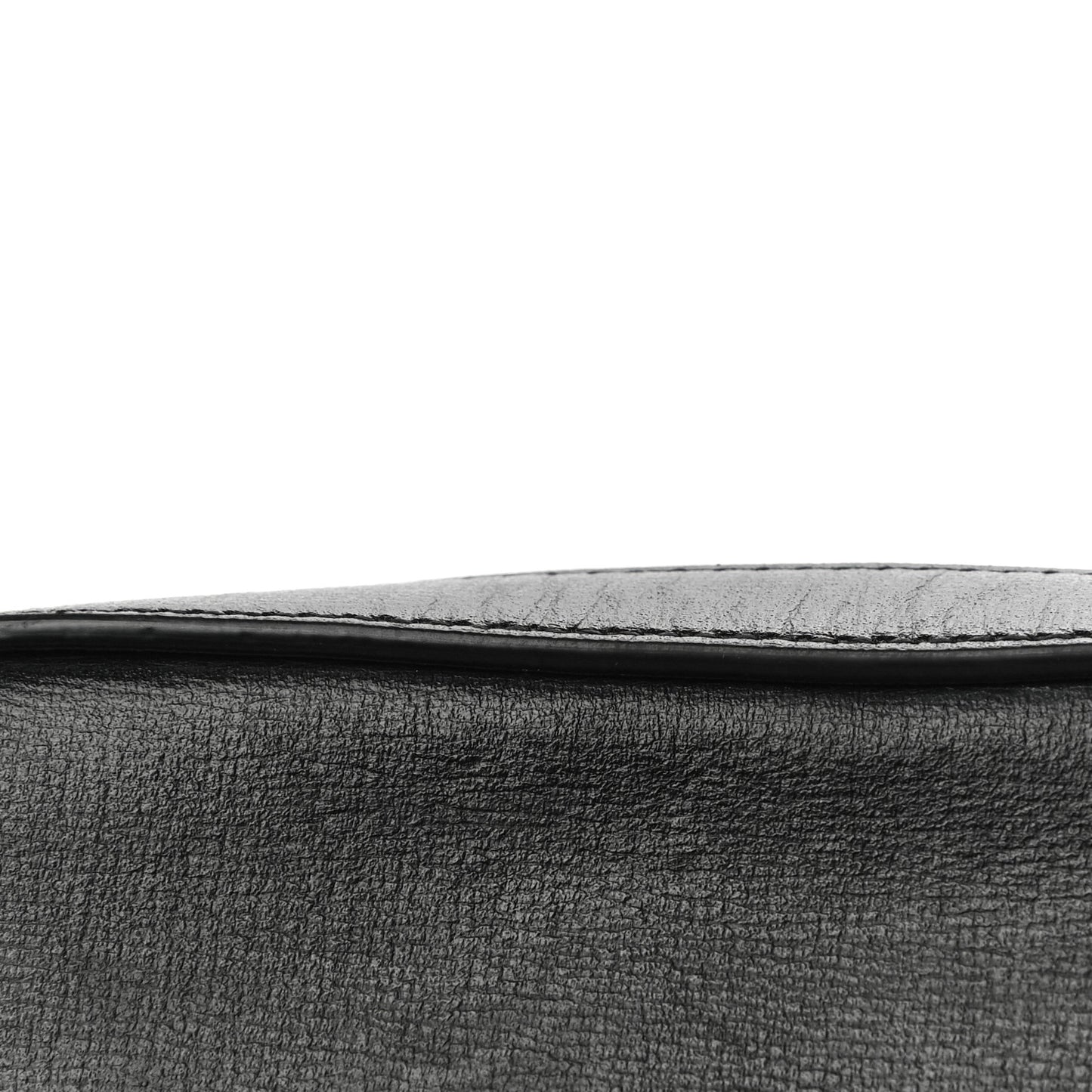 Textured Calfskin Small Horsebit 1955 Shoulder Bag Black