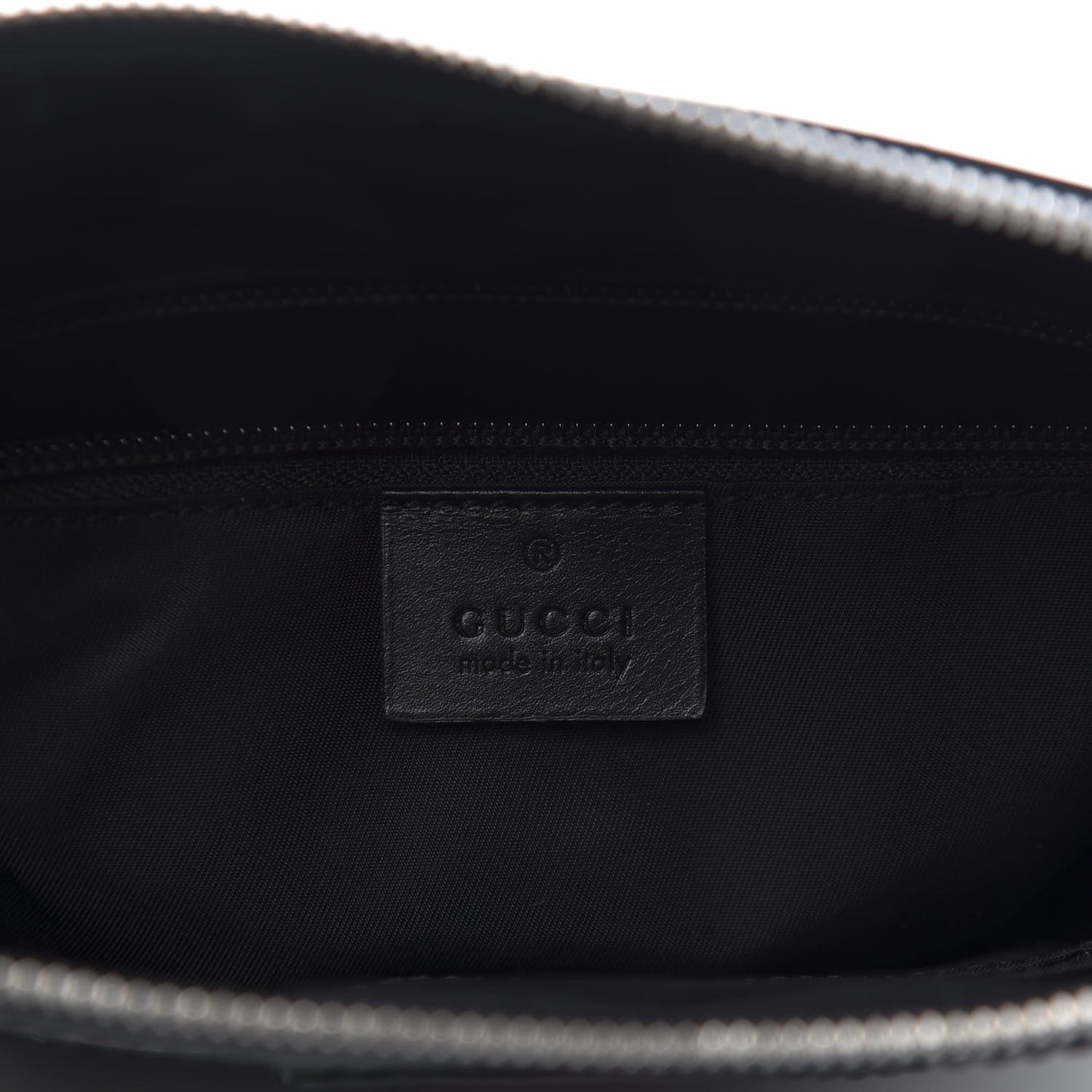 GG Supreme Monogram Web Messenger Bag Black