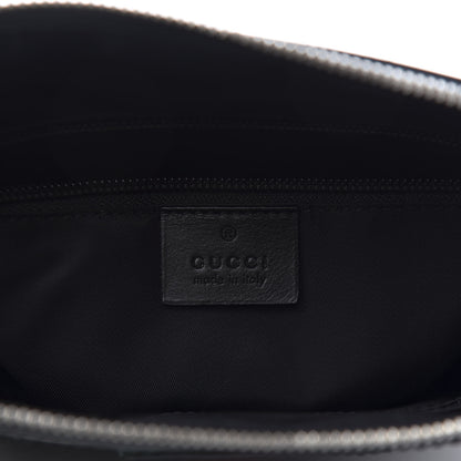 Gucci GG Supreme Monogram Web Messenger Bag Black 8 of 11