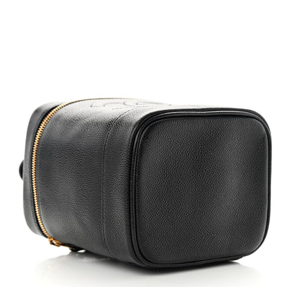 Chanel Caviar Vanity Cosmetic Case Black 4 of 10