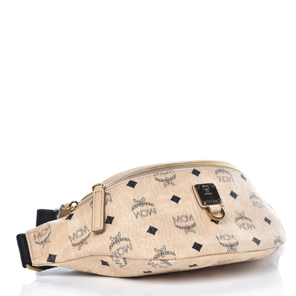 MCM Visetos Stark Belt Bag Beige 4 of 8