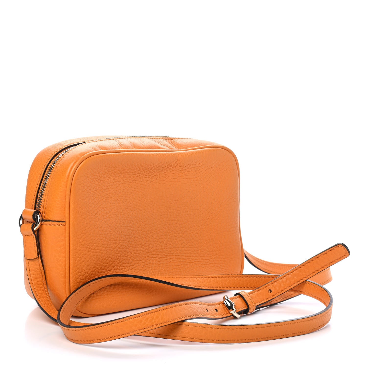Gucci Pebbled Calfskin Small Soho Disco Bag Curcuma 2 of 11