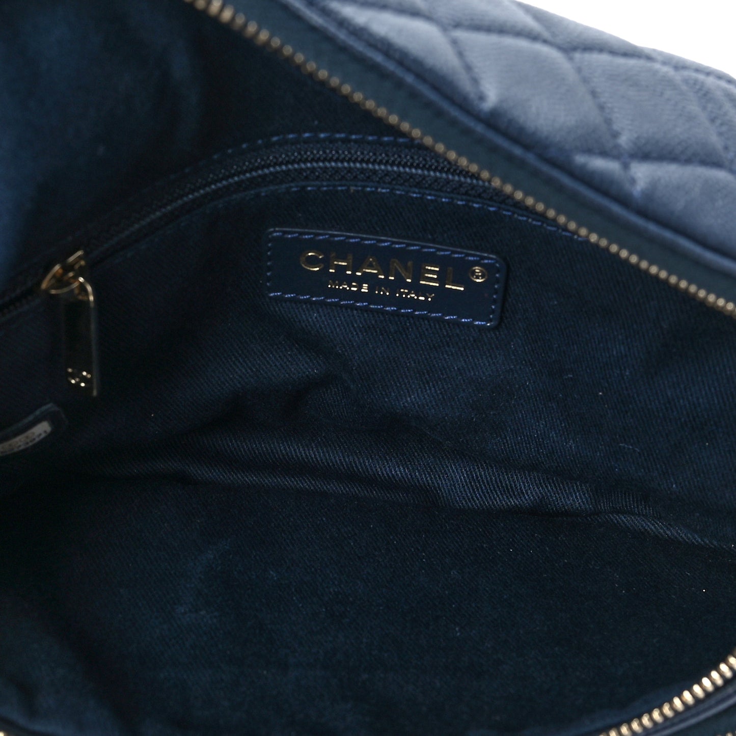 Caviar Quilted Business Affinity Waist Belt Bag Navy