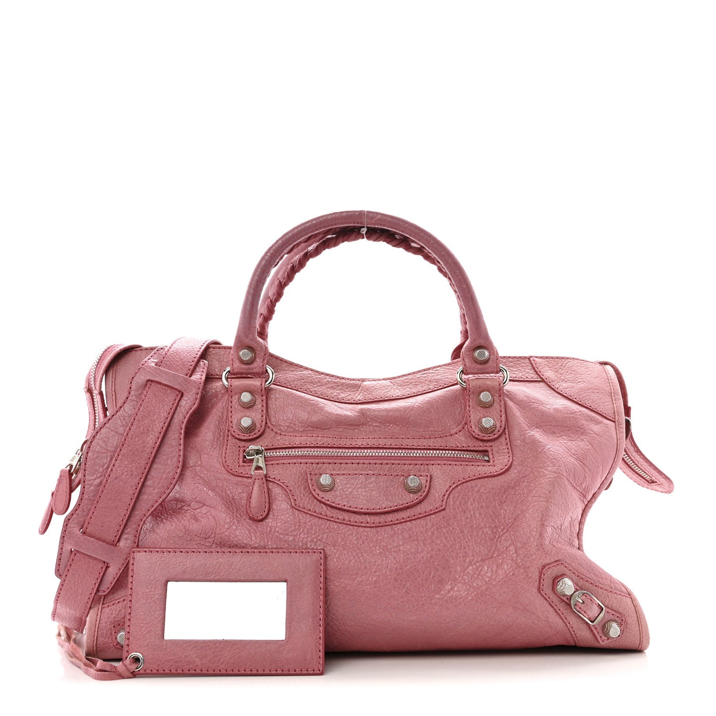 Agneau Giant 12 Silver Hardware City Rose Bruyere