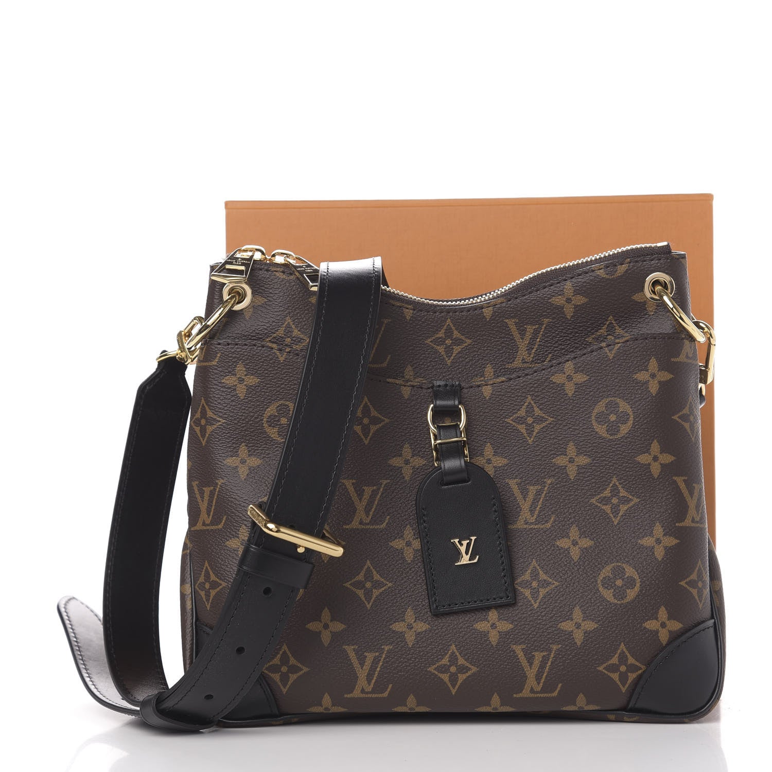 Louis Vuitton Monogram Odeon PM Black 10 of 10
