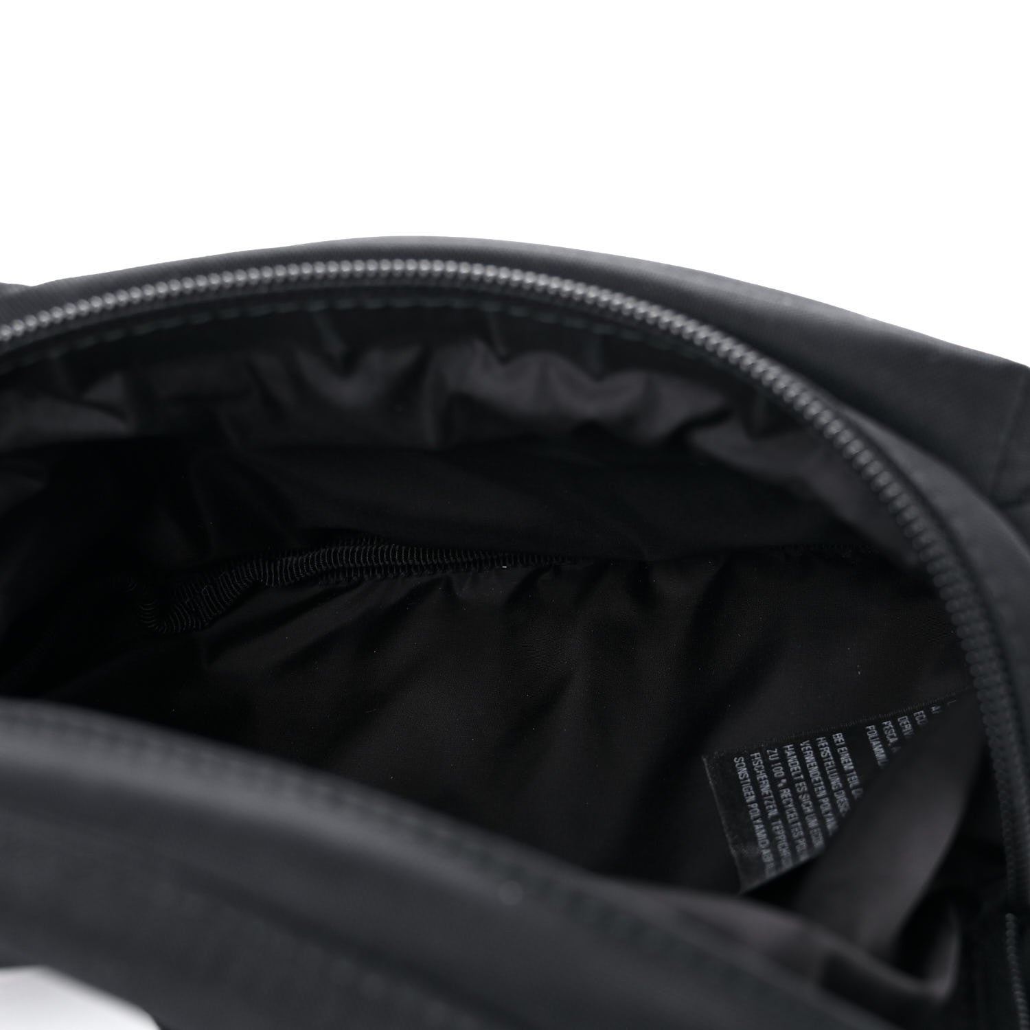 Balenciaga Sport Nylon Logo Embroidered Wheel Belt Bag Black White 4 of 11