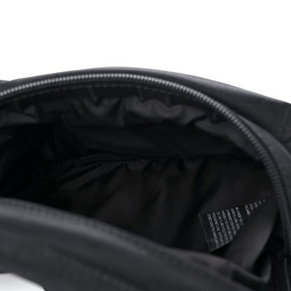 Balenciaga Sport Nylon Logo Embroidered Wheel Belt Bag Black White 4 of 11