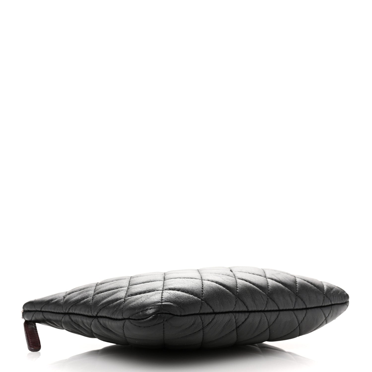 Chanel Lambskin Quilted Medium Cosmetic Case Black 4 of 7