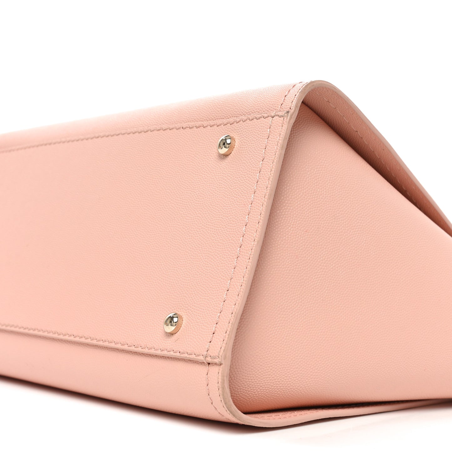 Caviar Small Studded Deauville Tote Light Pink