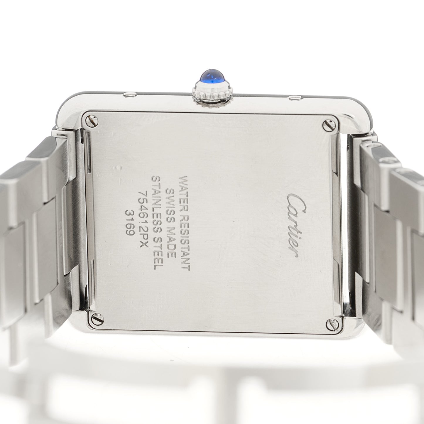 Stainless Steel 27mm Tank Solo Quartz Watch