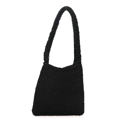 The Row Waxed Cotton Didion Shoulder Bag Black 1 of 10