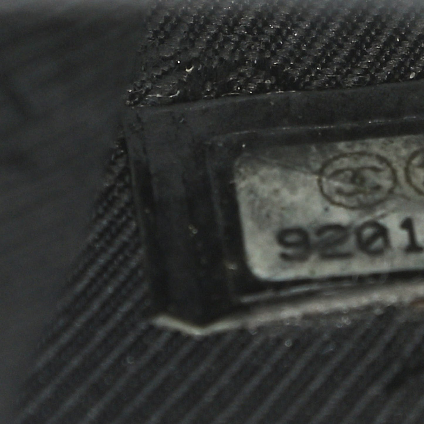 Grained Calfskin CC Button Flap Wallet Black