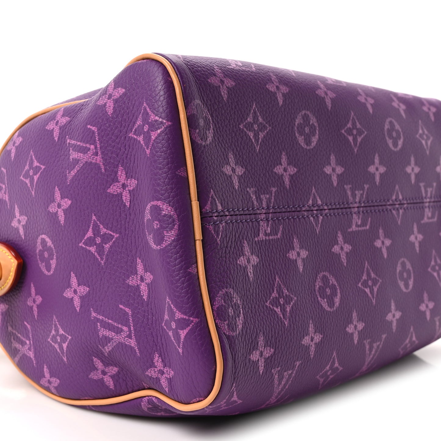 Calfskin Monogram Speedy P9 Bandouliere 25 Lotus Purple