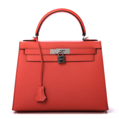 Hermes Epsom Kelly Sellier 28 Rose Texas 1 of 12