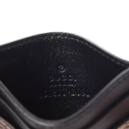 Gucci GG Supreme Monogram Kingsnake Card Holder Beige Black 6 of 7