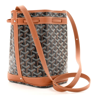 Goyard Goyardine Petit Flot Bucket Bag PM Black Gold 3 of 9