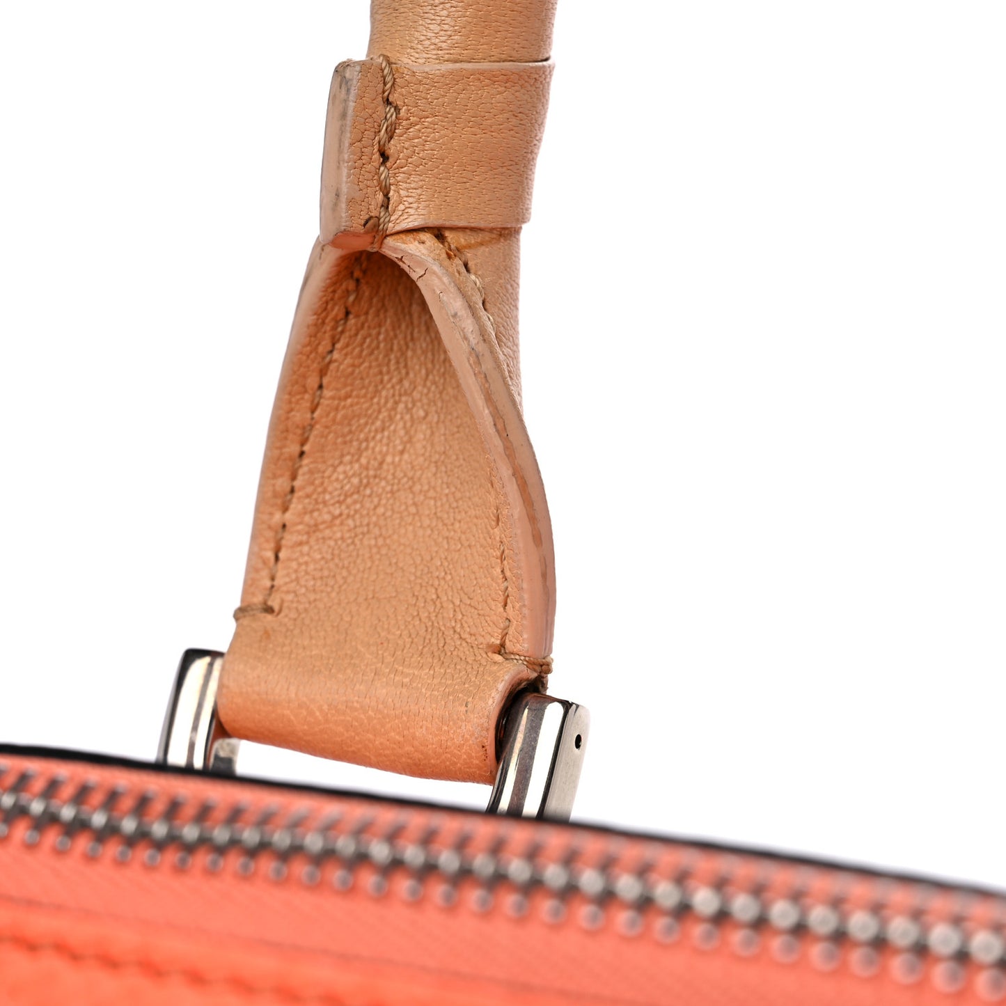 Calfskin Medium Marcie Satchel Orange Fizz