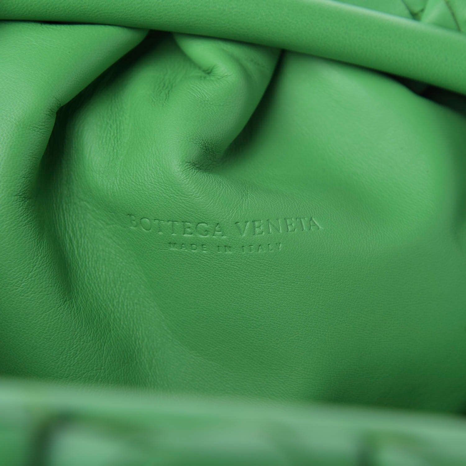 Bottega Veneta Nappa Maxi Intrecciato The Pouch Oversized Clutch Green 8 of 9