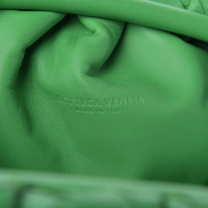 Bottega Veneta Nappa Maxi Intrecciato The Pouch Oversized Clutch Green 8 of 9