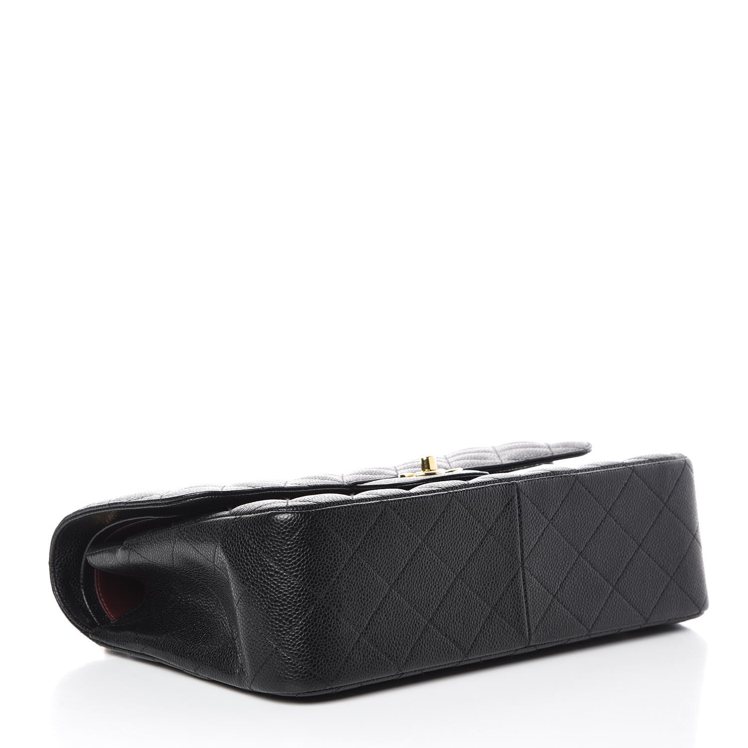 Chanel Caviar Quilted Jumbo Double Flap Black 4 of 10