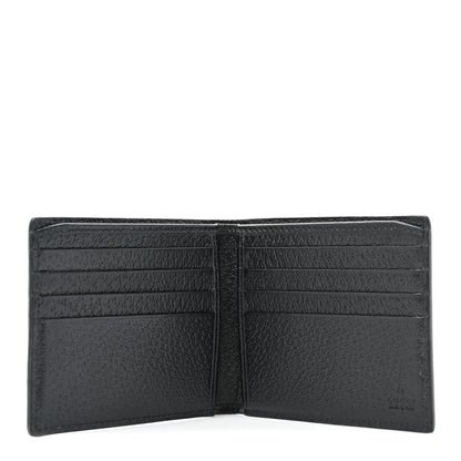 Gucci Calfskin Bee Bi-Fold Wallet Black 5 of 12