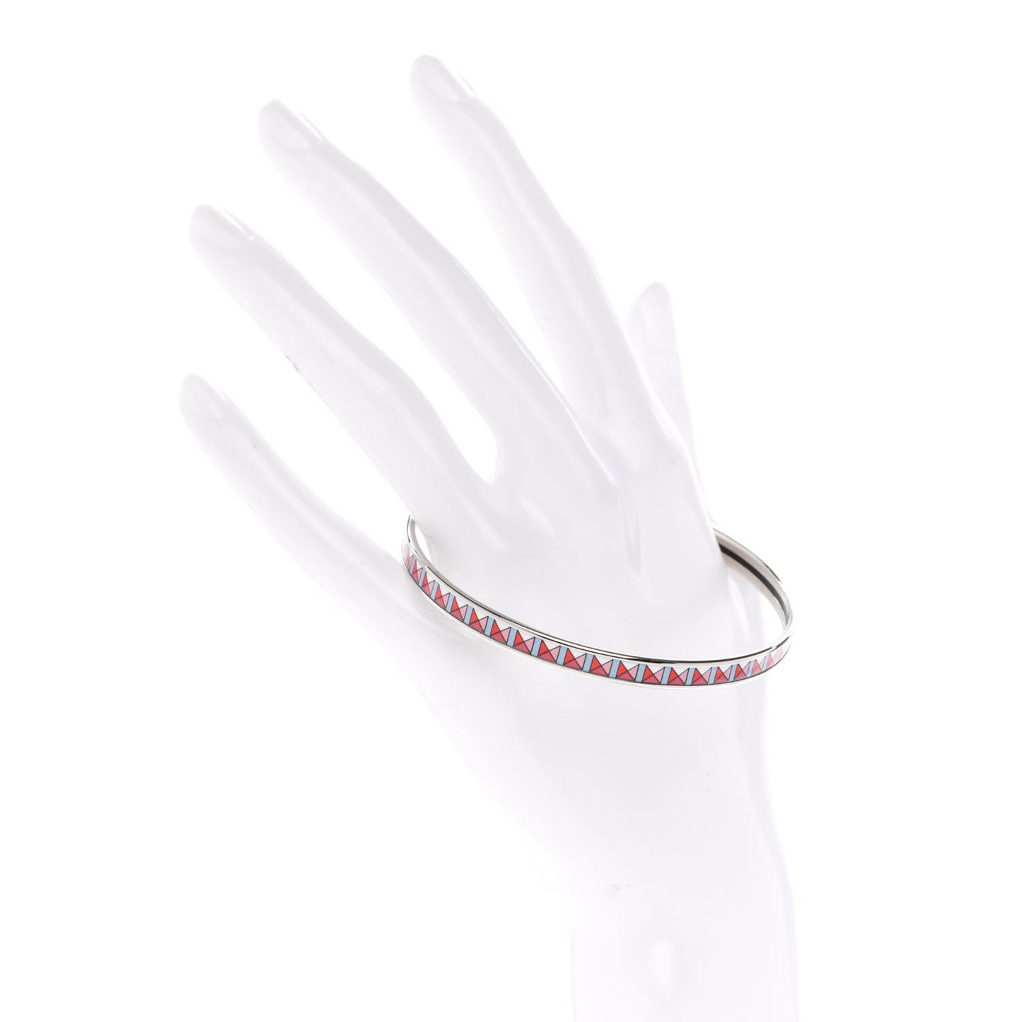 Enamel Printed Extra Narrow Colliers de Chiens Clous Bracelet 70 Album De Soie
