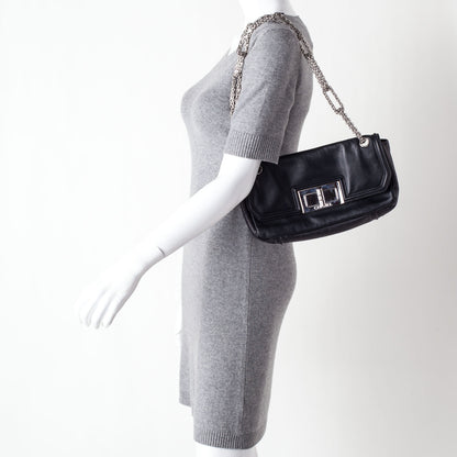 Chanel Leather Mademoiselle Lock Flap Bag Black 2 of 9