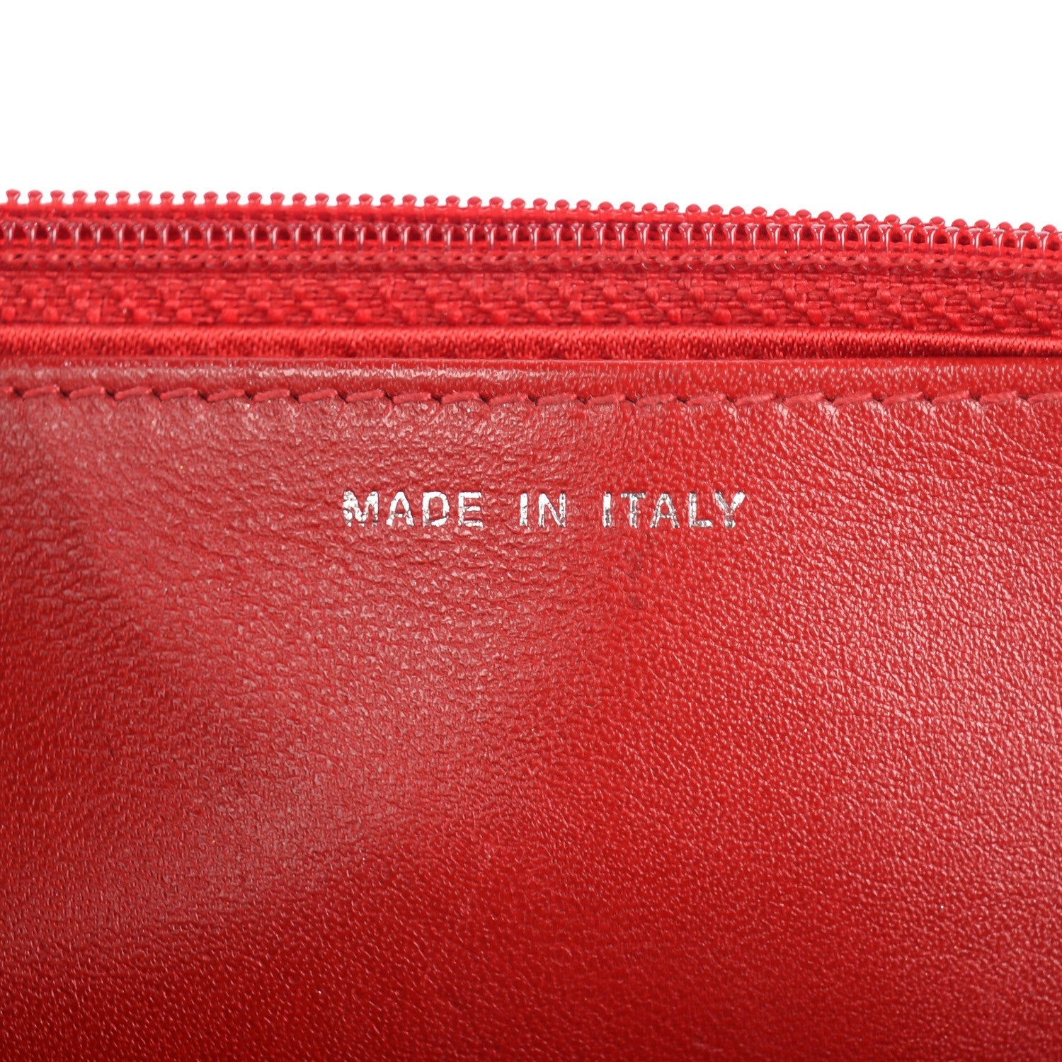 Chanel Patent Camellia Embossed Wallet on Chain WOC Rouge 8 of 8