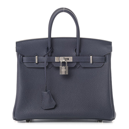 Hermes Togo Birkin 25 Bleu Nuit 1 of 7