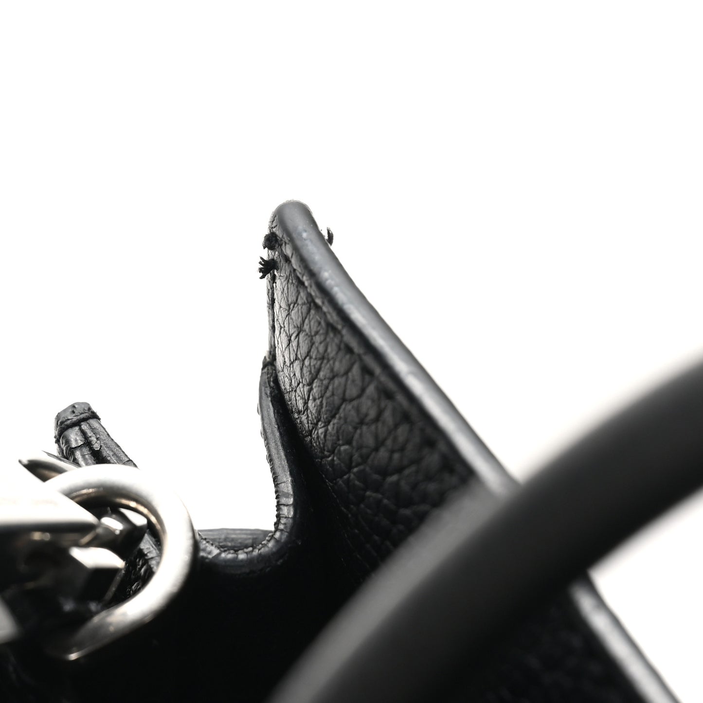 Grained Calfskin Baby Sac De Jour Souple Black