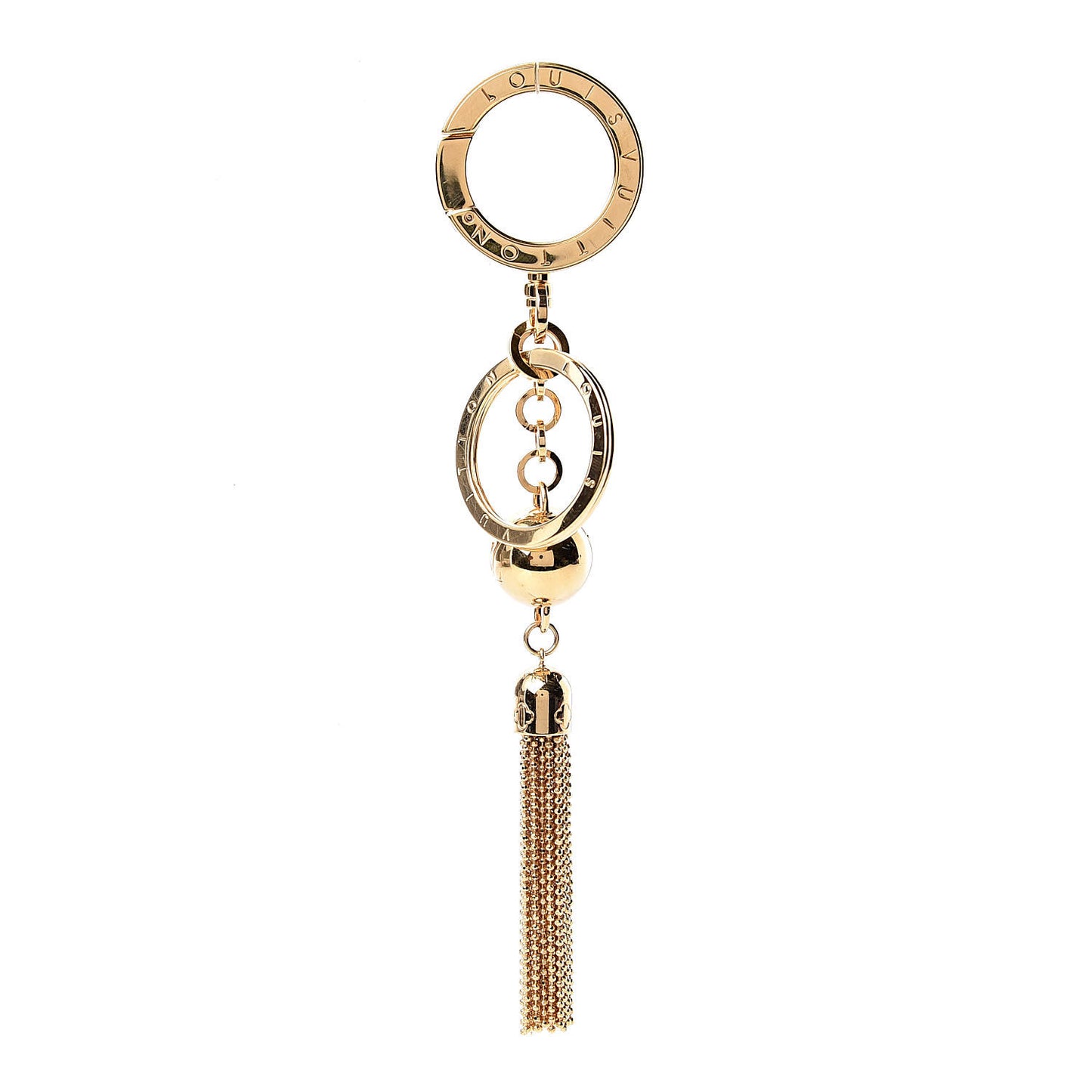 Goldtone Swing Key Holder and Bag Charm