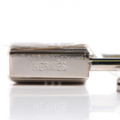 Hermes Palladium Breloque Bag Charm Silver 6 of 12