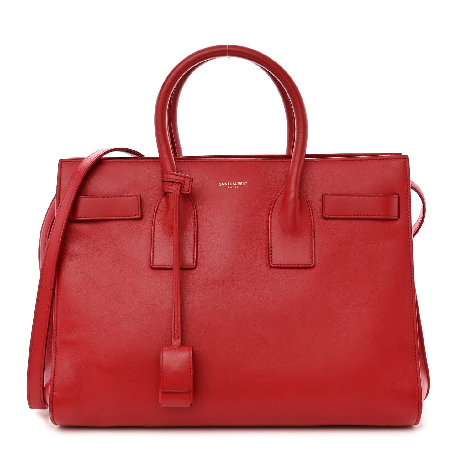 Calfskin Small Sac De Jour Lipstick Red