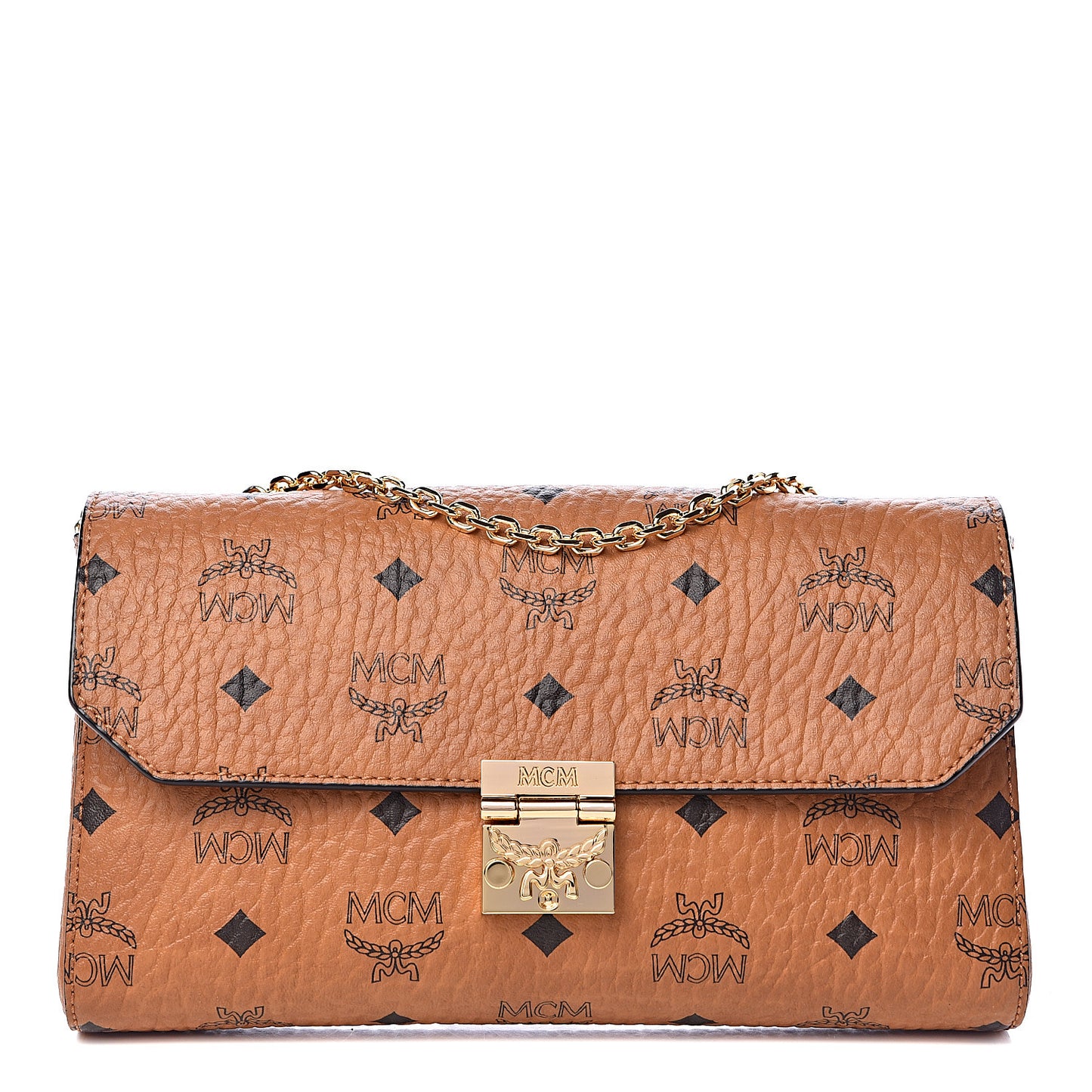 Visetos Small Millie Crossbody Bag Cognac