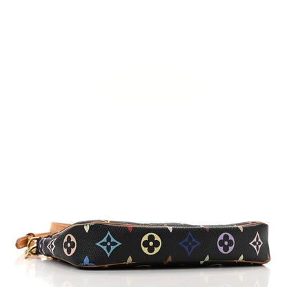 Louis Vuitton Monogram Multicolor Pochette Accessories Black Long Strap 4 of 14