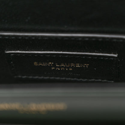 Saint Laurent Smooth Calfskin Small Solferino Satchel Green 6 of 10
