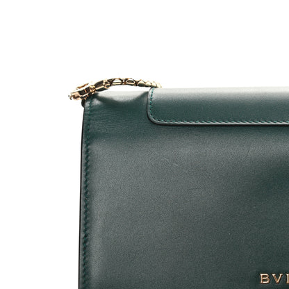 Bulgari Calfskin Serpenti Forever Chain Wallet Green 13 of 14