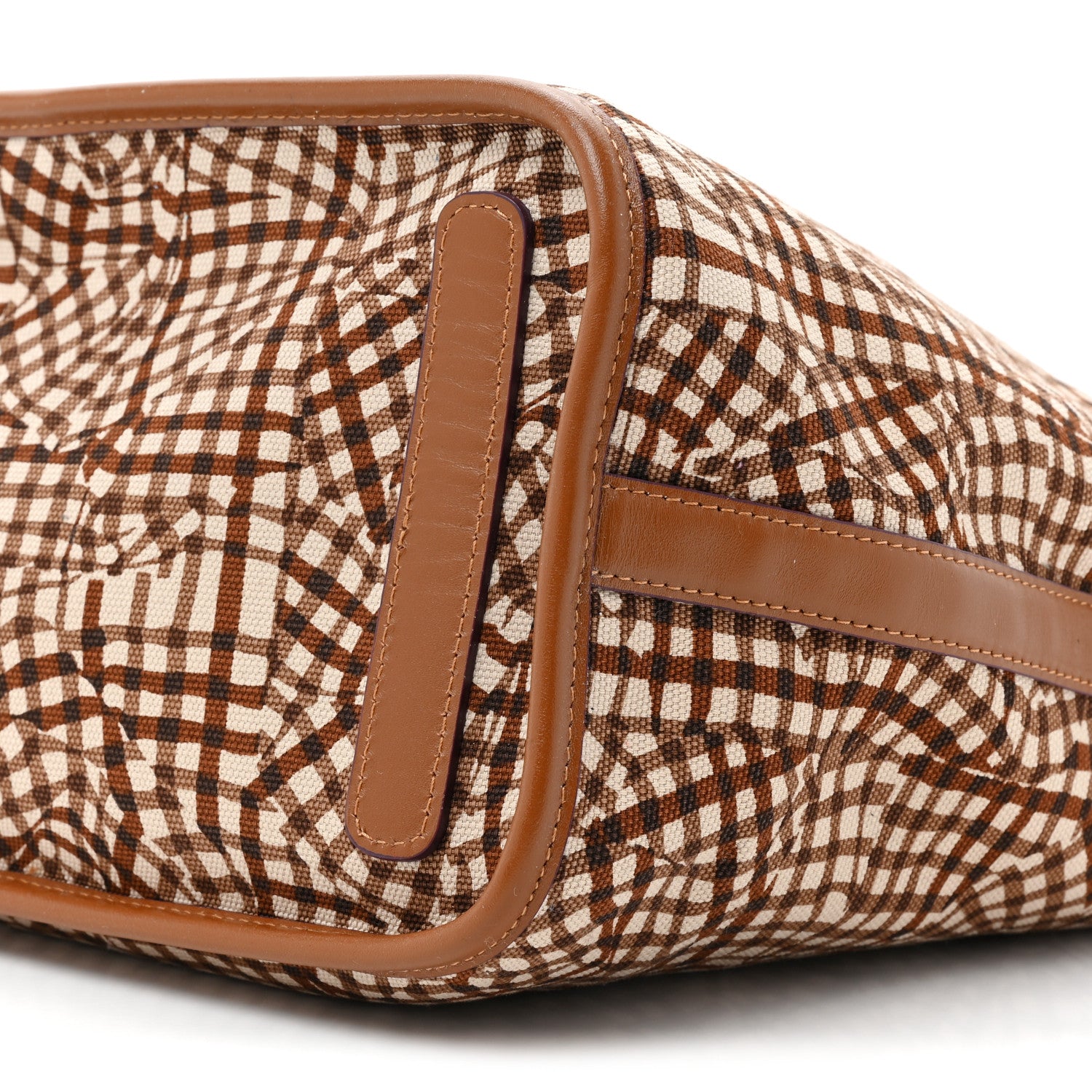 MCM Visetos Medium Liz Reversible Shopper Tote Cognac 14 of 21