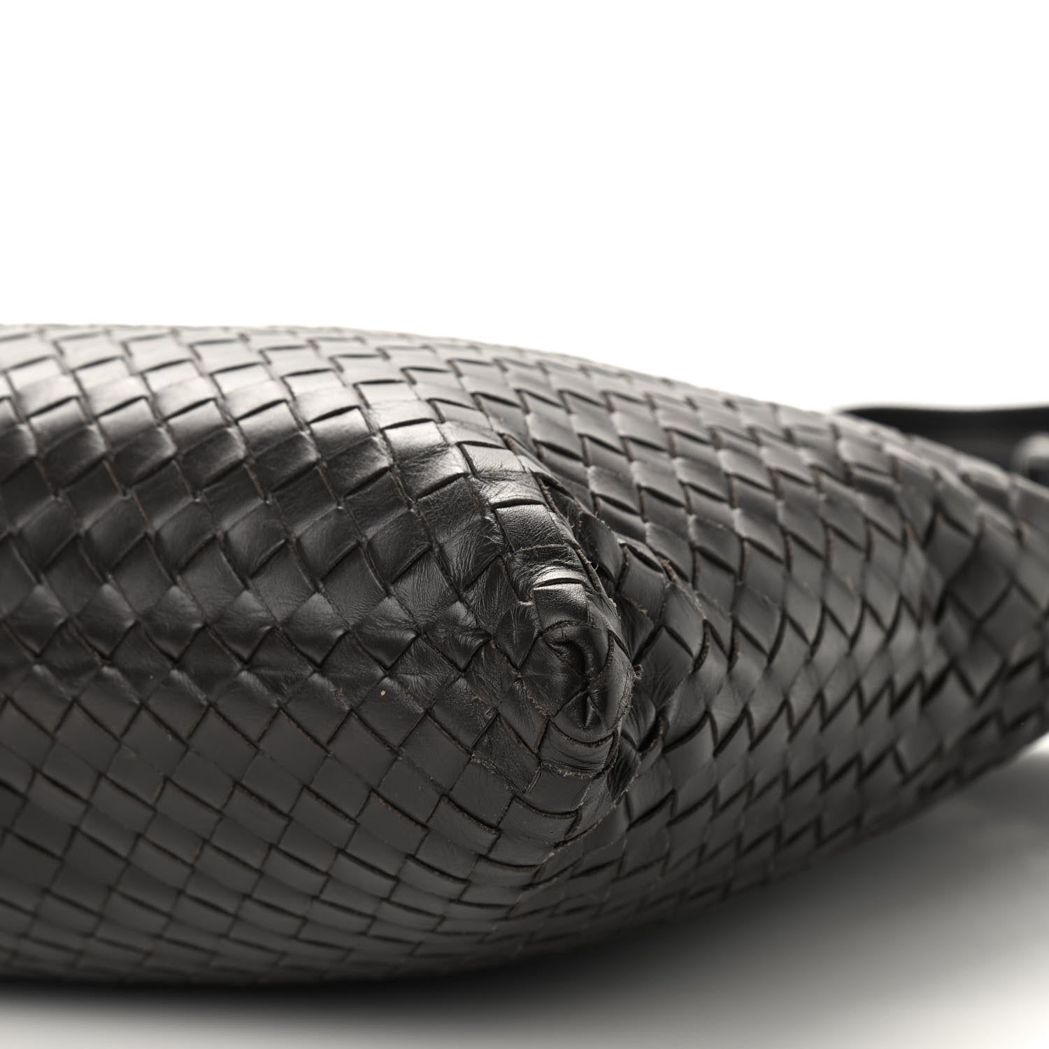 Bottega Veneta Nappa Intrecciato VN Crossbody Messenger Bag Ebano 9 of 9