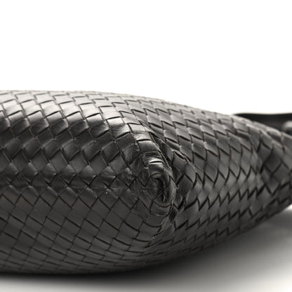 Bottega Veneta Nappa Intrecciato VN Crossbody Messenger Bag Ebano 9 of 9