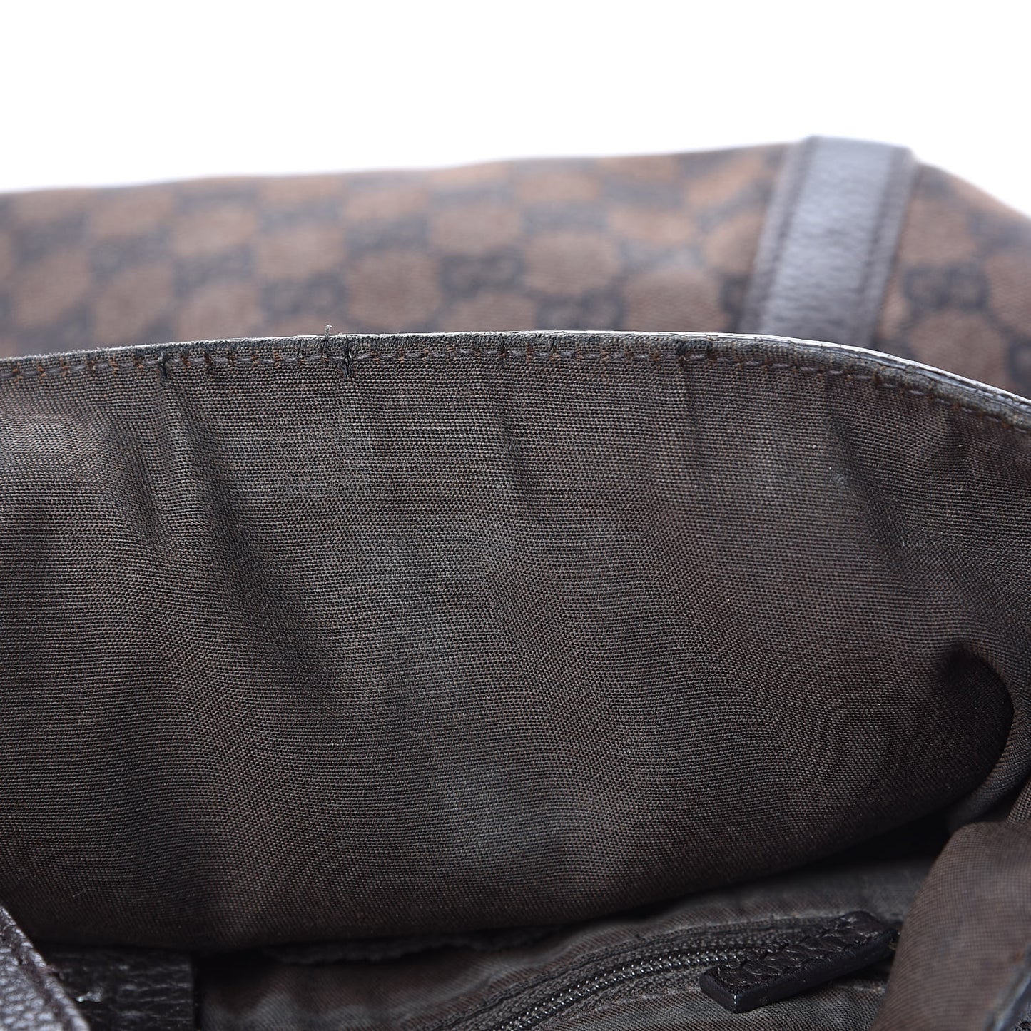 Monogram Medium Abbey Convertible Tote Dark Brown
