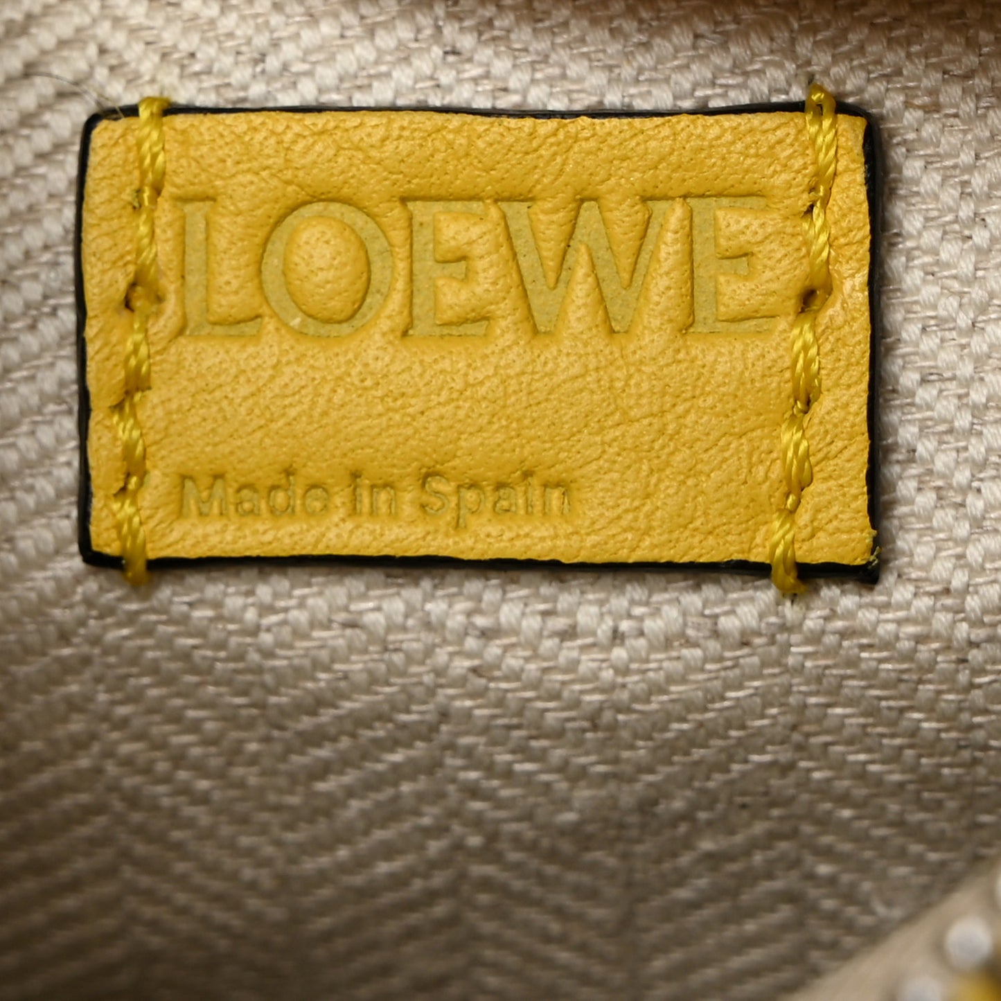 Calfskin Nano Puzzle Bag Yellow