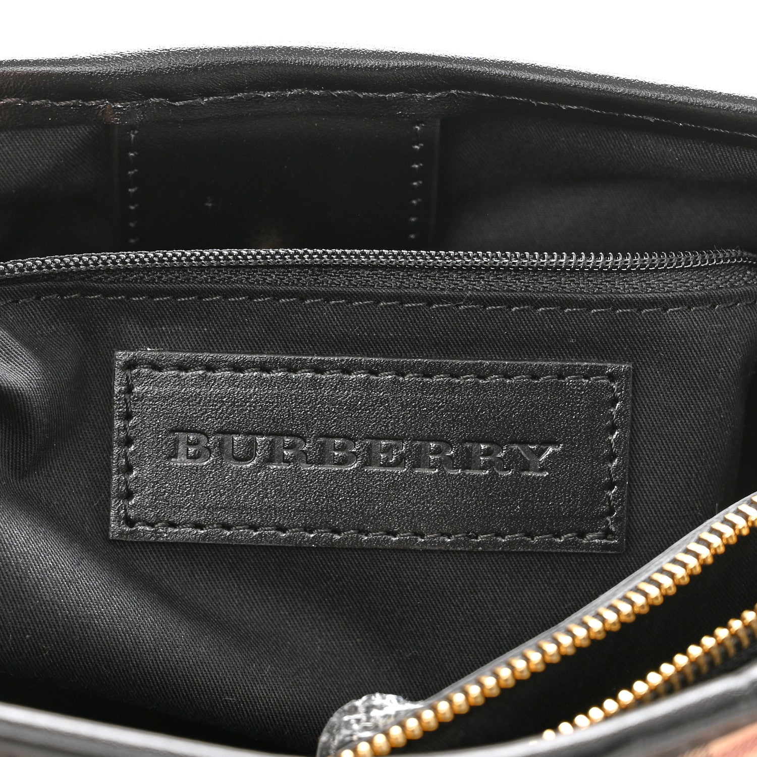 Burberry Haymarket Check Small Northfield Tote Chocolate 6 of 9