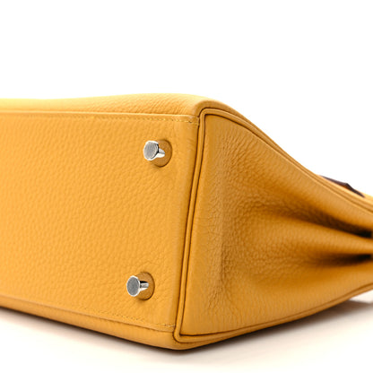 Hermes Togo Kelly Retourne 25 Jaune Ambre 10 of 11