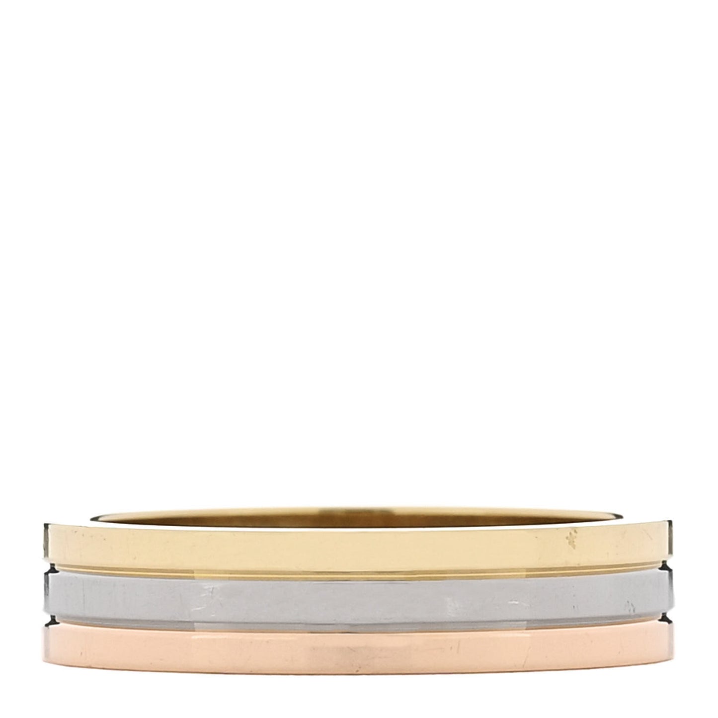18K Pink White Yellow Gold 4.8mm Vendome Louis Cartier Wedding Band Ring 57 8