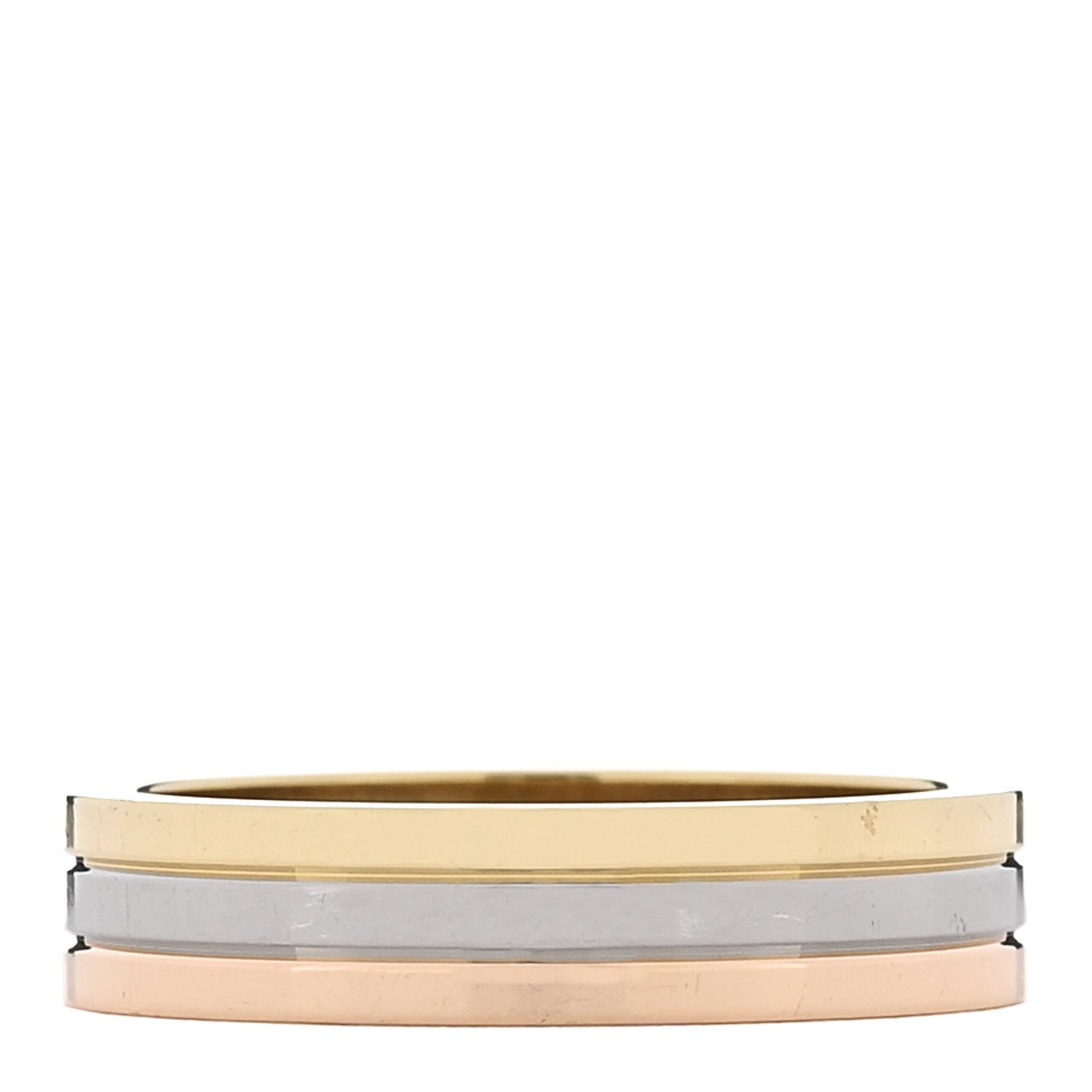 Cartier 18K Pink White Yellow Gold 4.8mm Vendome Louis Cartier Wedding Band Ring 57 8 3 of 5
