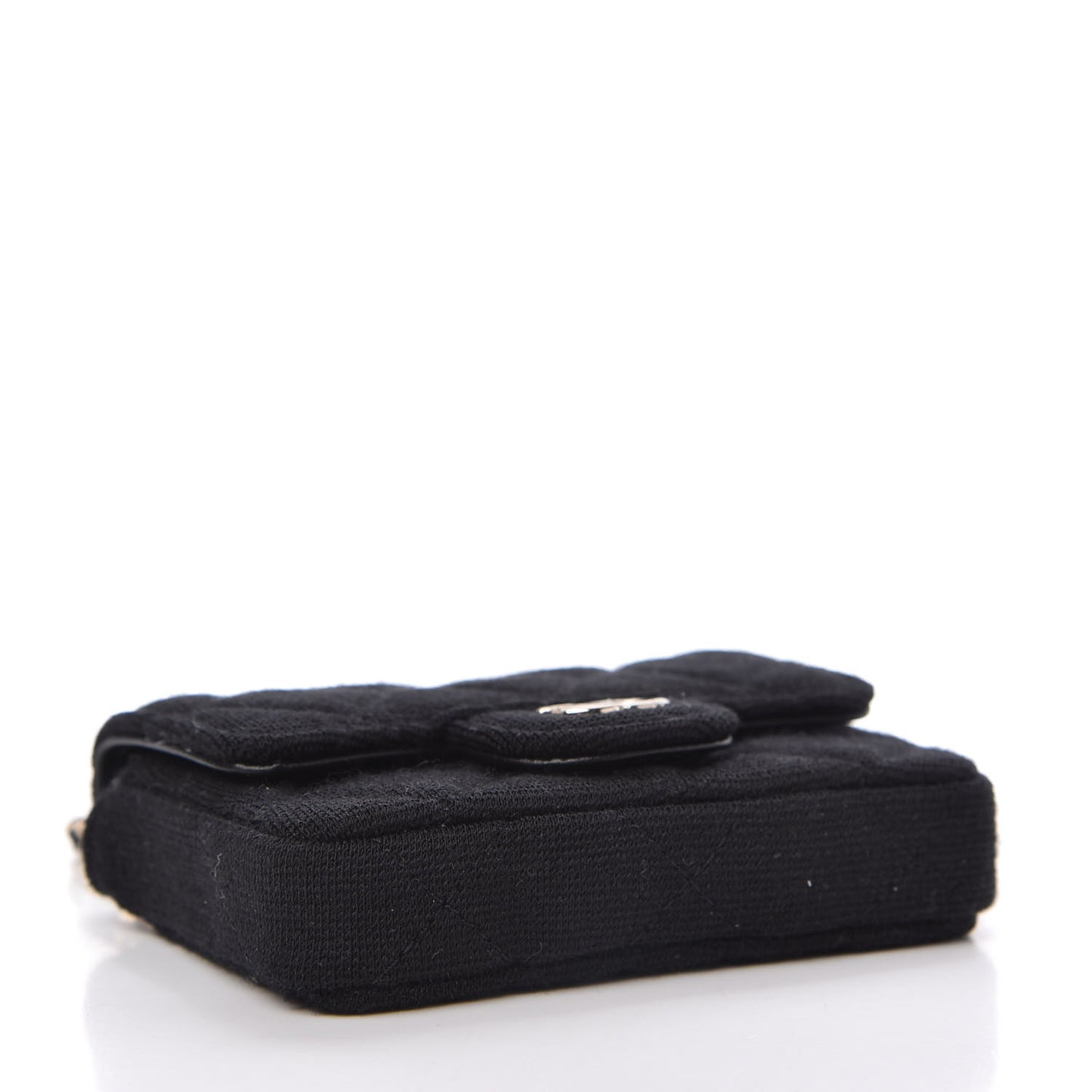 Jersey Quilted Belt Bag Black