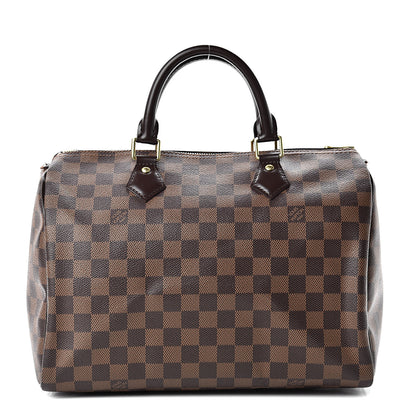 Louis Vuitton Damier Ebene Speedy 30 1 of 12