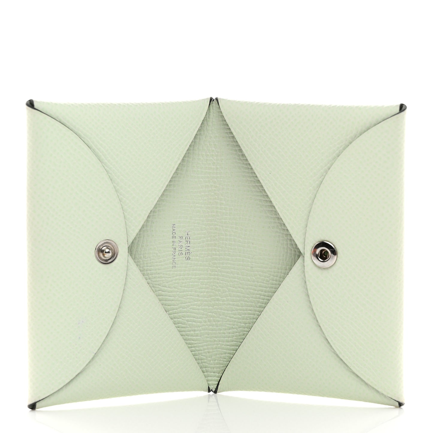 Epsom Calvi Card Case Vert Fizz
